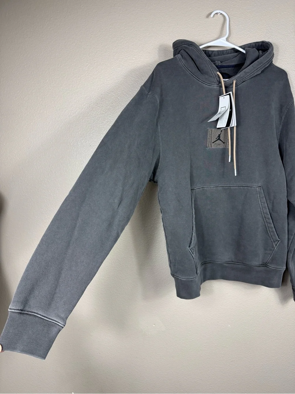 NWT Nike Air Jordan Men Prestige Flight Heritage Pullover Hoodie Gray J